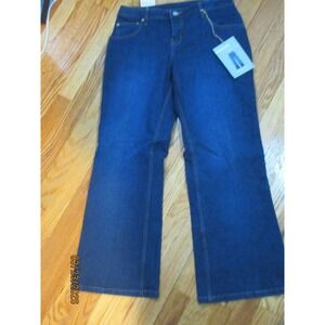 Sonoma Life Style Womens 6P Short Bootcut Jeans Dark Stone Stretch DSP2538S 6P